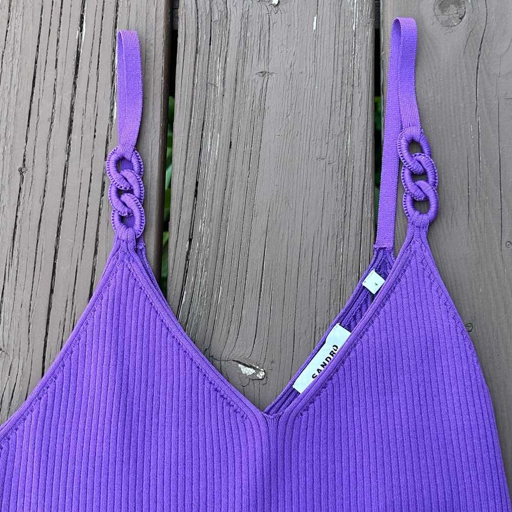 ✨HOST PICK✨ SANDRO LOGAN RIBBED KNIT TANK - Picture 6 of 11